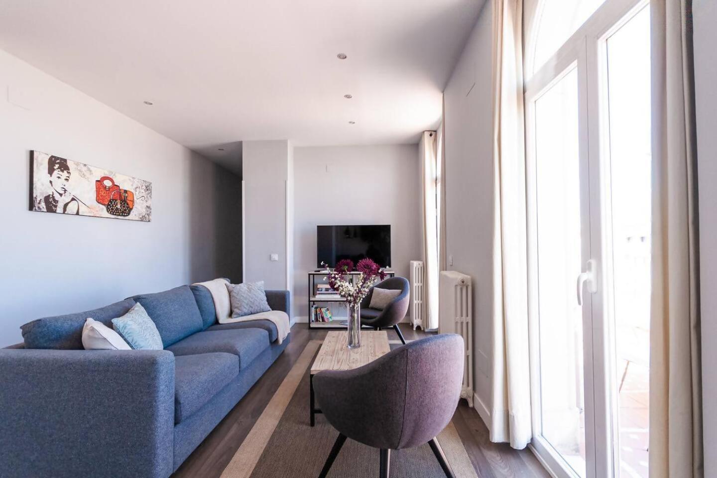 Apartament Atico En La Gran Via Con Terraza Madryt Zewnętrze zdjęcie
